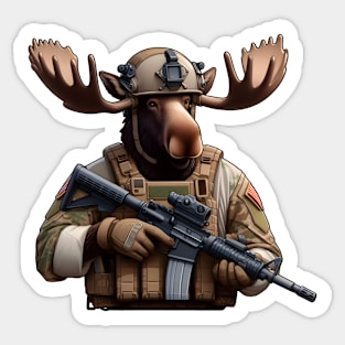 Tactical Moose Sticker